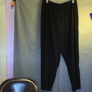 NO BRAND TAG … women’s elastic waist PLUS SIZE pants  sz 24W  black